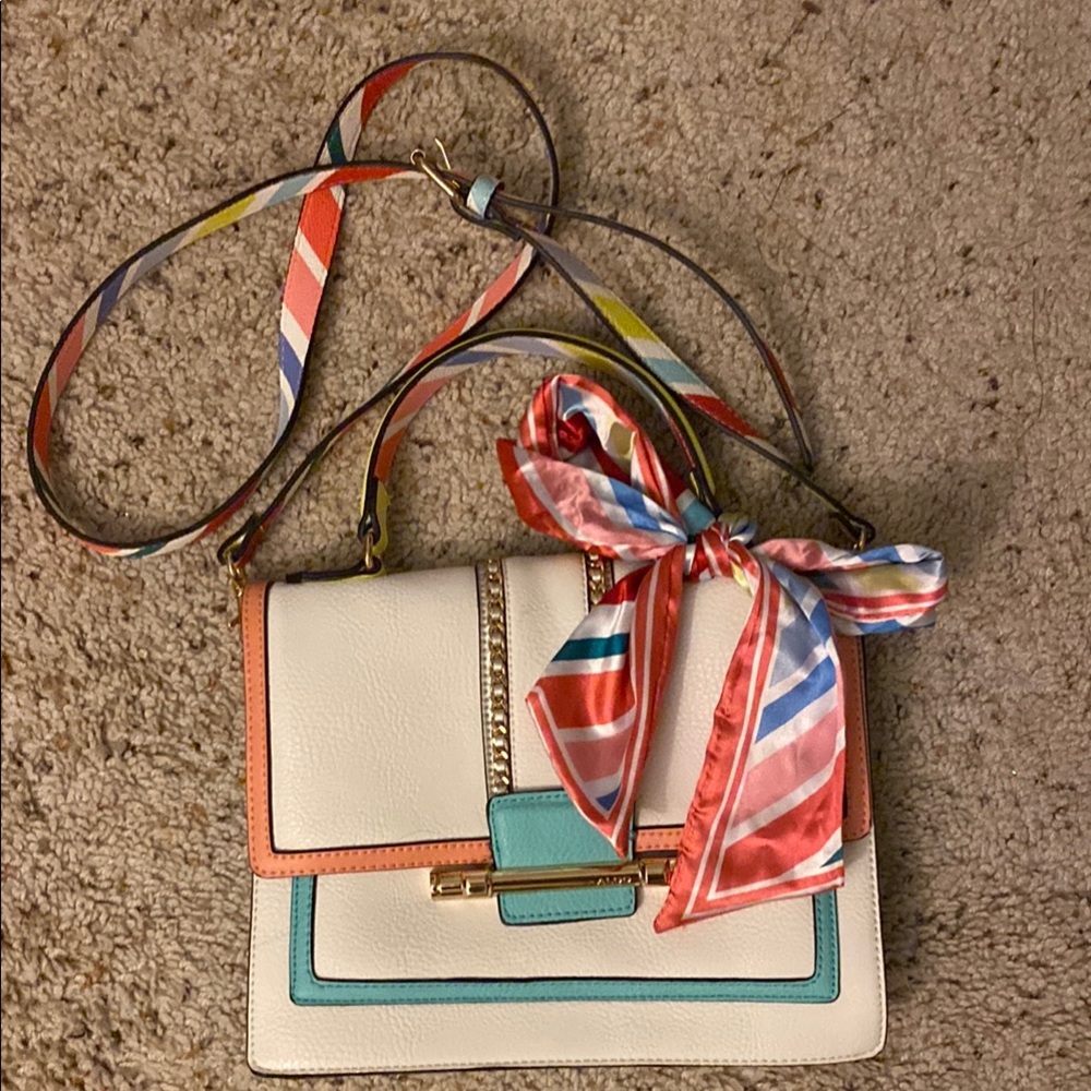 Aldo Carnival and Cream Crossbody Bag